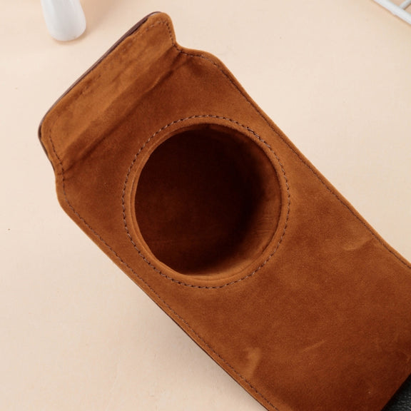For FUJIFILM X100VI Full Body Leather Camera Case Bag with Strap(Coffee)