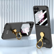 For Samsung Galaxy Z Flip6 / Flip7 FE GKK Integrated Ultra-thin Triaxial Ring Holder PC Phone Case(Black) - free shipping - PMC Jewellery - Order now!
