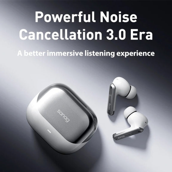 Sanag T51S TWS ANC Noise Reduction Wireless Bluetooth Earphone(Black)