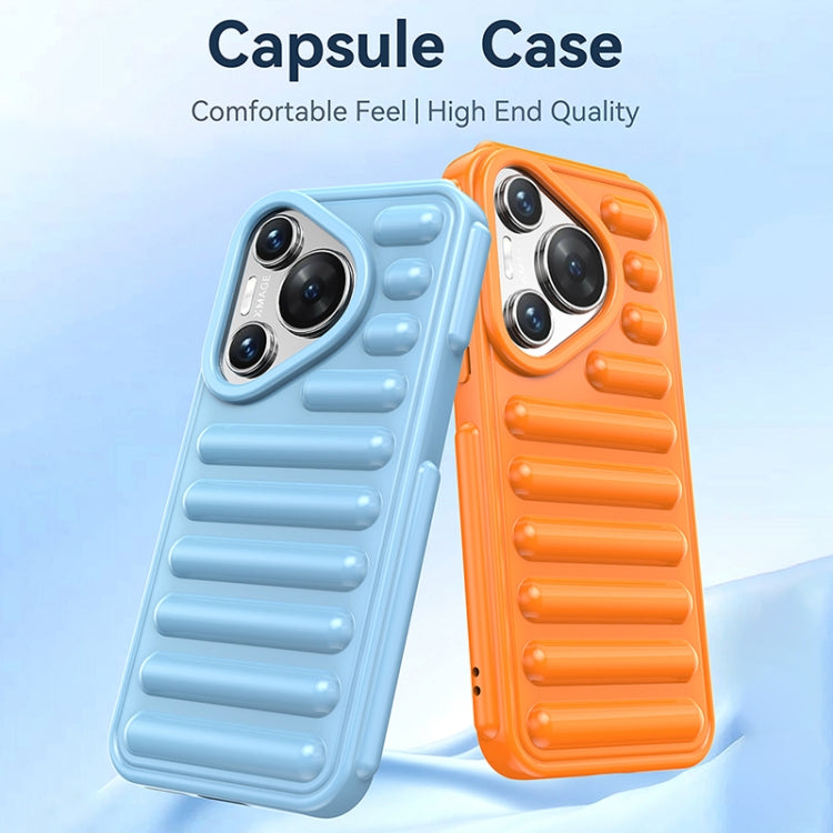 For Huawei Pura 70 Ultra Capsule Series Candy Color TPU Phone Case(Black)