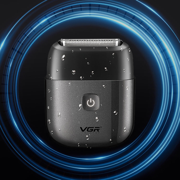 VGR V-340 5W USB Mini Portable Reciprocating Electric Shaver(Blue)