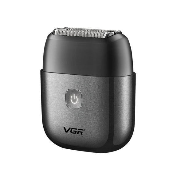 VGR V-340 5W USB Mini Portable Reciprocating Electric Shaver(Black)