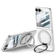 For Samsung Galaxy Z Flip6 / Flip7 FE GKK Integrated Ultra-thin MagSafe Phone Case with Ring Holder(Silver) - free shipping - PMC Jewellery - Order now!