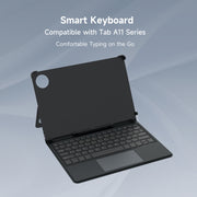 Ulefone Pogo Pin Smart Keyboard & Tablet Leather Case For Tab A11 Pro(Grey)