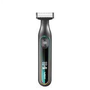 VGR V-360 5W USB Digital Display Electric T-shaped Shaver(Green)