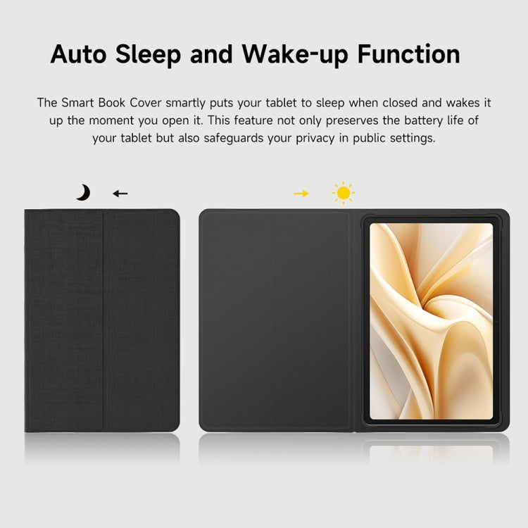 Ulefone Smart Book Cover PU Leather Case For Tab A11 Pro(Grey)