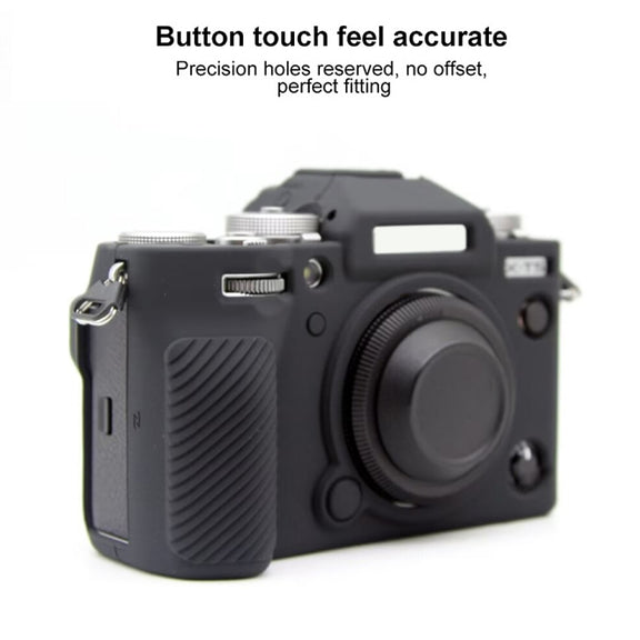 For FUJIFILM X-T5 Soft Silicone Protective Case(Black)