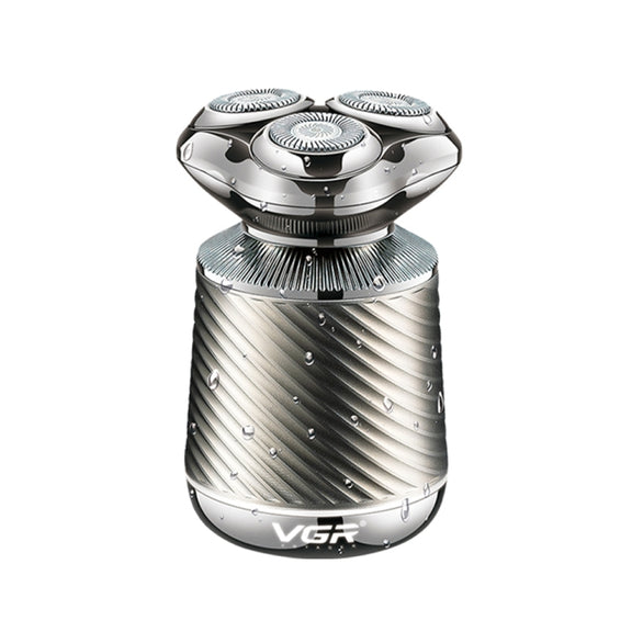 VGR V-391 5W USB 3 in 1 Smart Floating Three-Head Shaver(Silver)