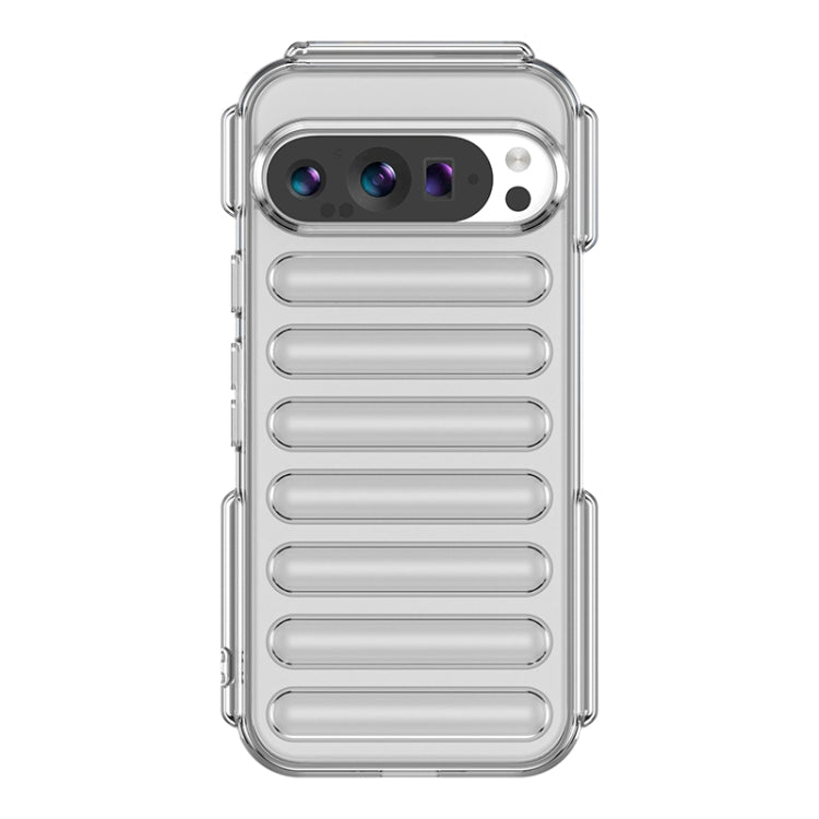 For Google Pixel 9 Capsule Series Candy Color TPU Phone Case(Transparent)