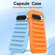 For Google Pixel 9 Pro Capsule Series Candy Color TPU Phone Case(Transparent)