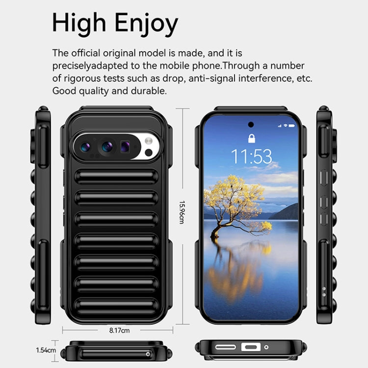 For Google Pixel 9 Pro XL Capsule Series Candy Color TPU Phone Case(Orange)