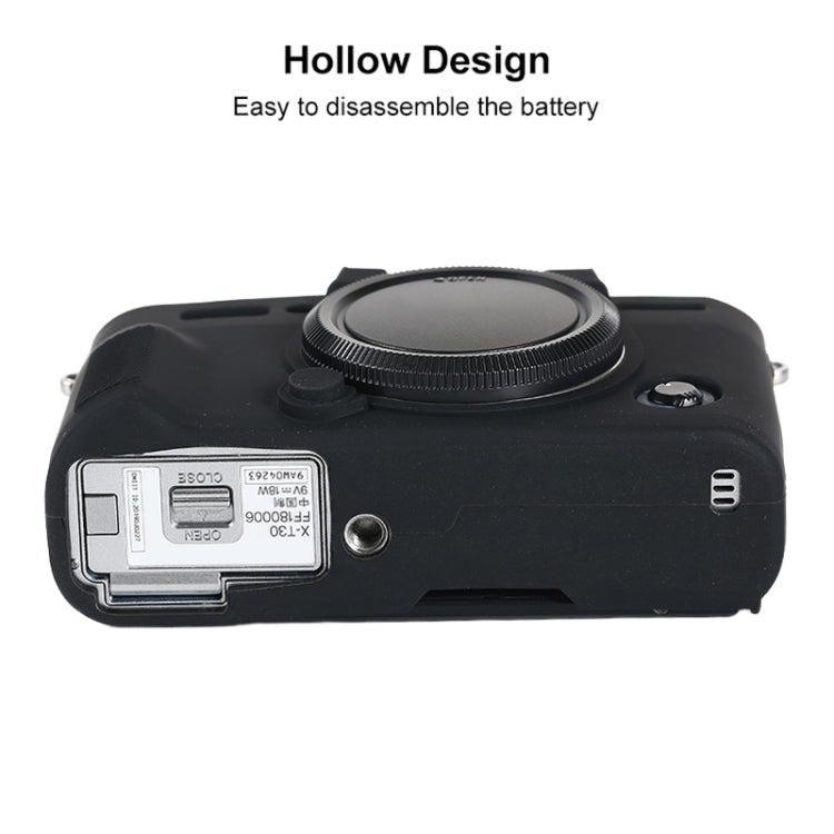 For FUJIFILM X-T30 II Soft Silicone Protective Case(Black)