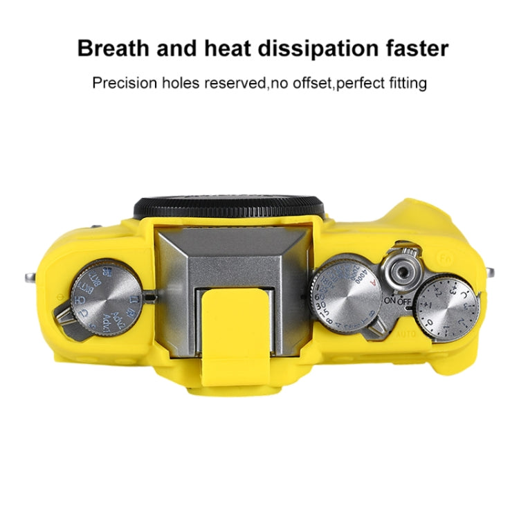 For FUJIFILM X-T30 II Soft Silicone Protective Case(Yellow)