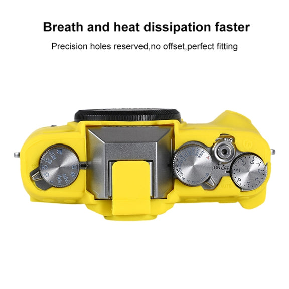 For FUJIFILM X-T30 II Soft Silicone Protective Case(Yellow)