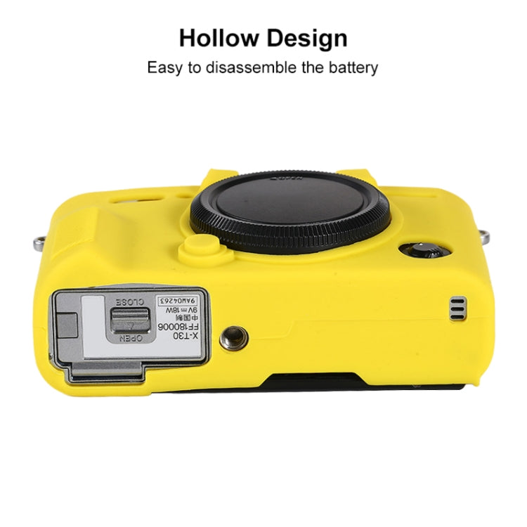 For FUJIFILM X-T30 II Soft Silicone Protective Case(Yellow)