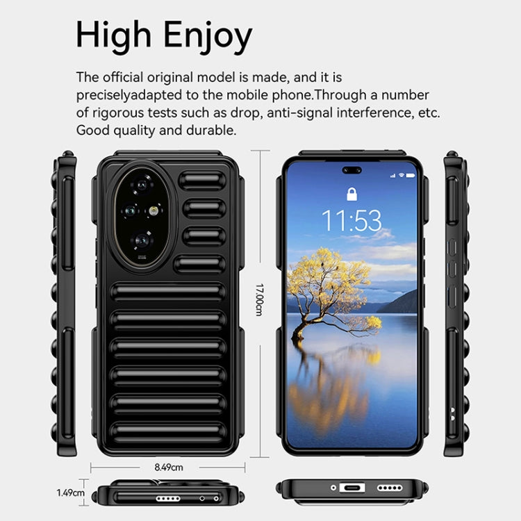 For Honor Magic6 Pro Capsule Series Candy Color TPU Phone Case(Transparent Grey)
