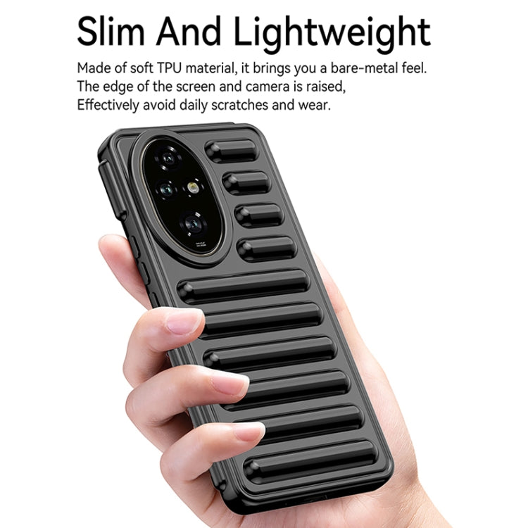 For Honor Magic6 Pro Capsule Series Candy Color TPU Phone Case(Transparent Grey)