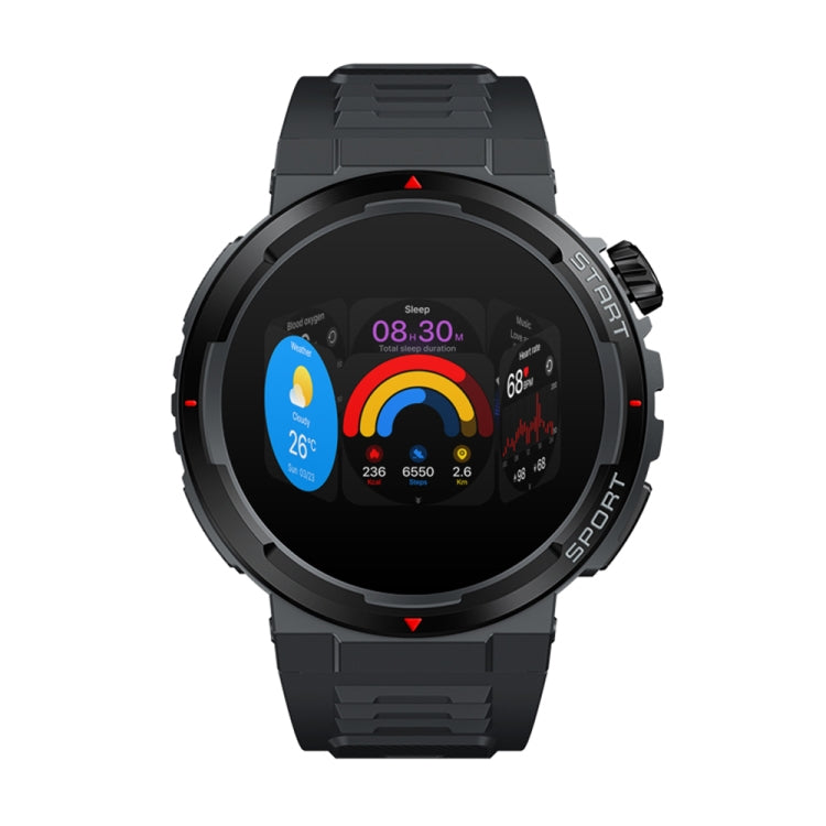 Zeblaze Ares 3 Plus 1.43 inch Fitness & Wellness Smart Watch Supports 24H Wellness Tracking(Lava Black)