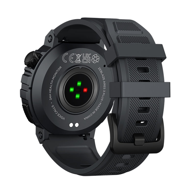 Zeblaze Ares 3 Plus 1.43 inch Fitness & Wellness Smart Watch Supports 24H Wellness Tracking(Lava Black)