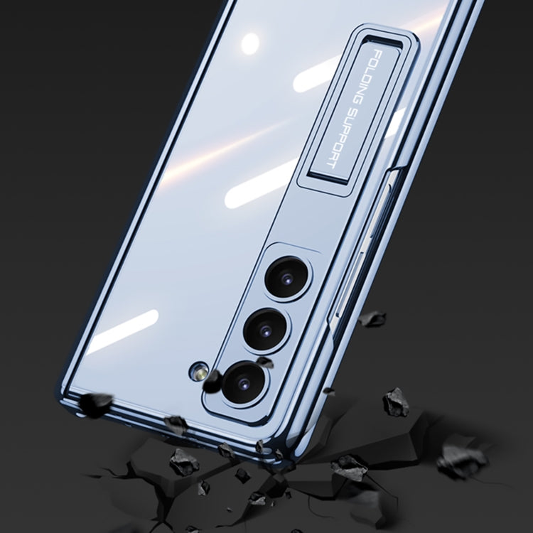 For Samsung Galaxy Z Fold6 GKK Integrated Magnetic Fold Hinge Phantom Phone Case(Blue)
