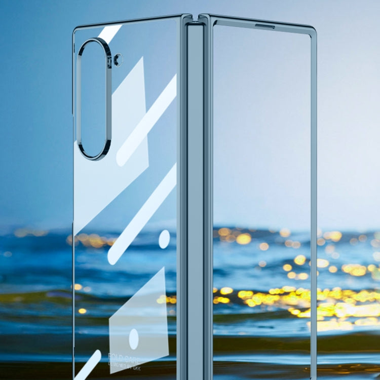 For Samsung Galaxy Z Fold6 GKK Big Hole Electroplating Phantom Full Coverage Phone Case(Silver)