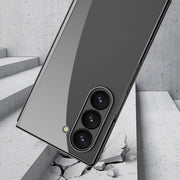 For Samsung Galaxy Z Fold6 GKK Big Hole Electroplating Phantom Full Coverage Phone Case(Black)