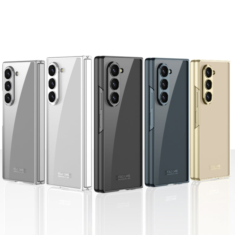 For Samsung Galaxy Z Fold6 GKK Integrated Electroplating Phantom Full Coverage Phone Case(Silver)