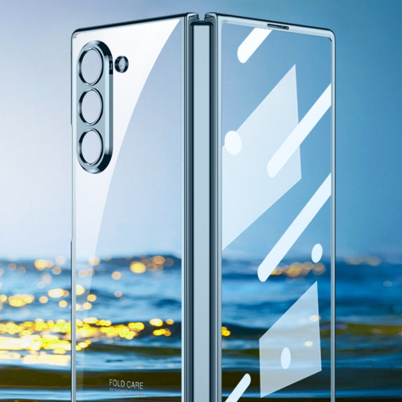 For Samsung Galaxy Z Fold6 GKK Integrated Electroplating Phantom Full Coverage Phone Case(Silver)