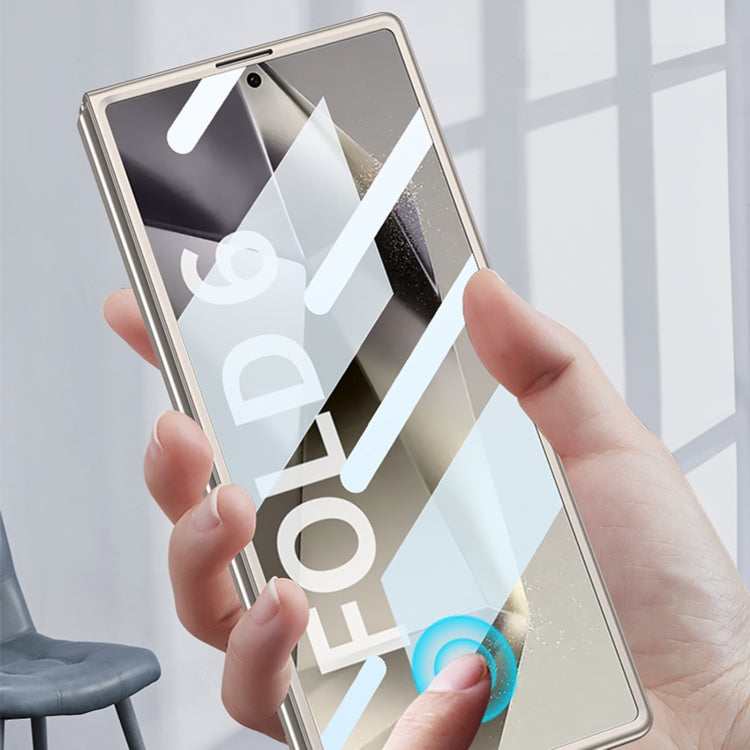 For Samsung Galaxy Z Fold6 GKK Integrated Electroplating Telescope Full Coverage Phone Case(Black)