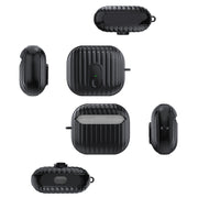 For Samsung Galaxy Buds3 Shell Look Earbuds Box Protective Case with Security Lock(Transparent)