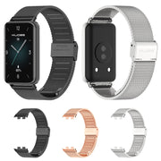 For Honor Band 10 / 9 MIJOBS Milan Buckle Stainless Steel Watch Band(Silver)