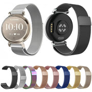 For Garmin Lily 2 14mm Milan Stainless Steel Watch Band(Vintage Gold)