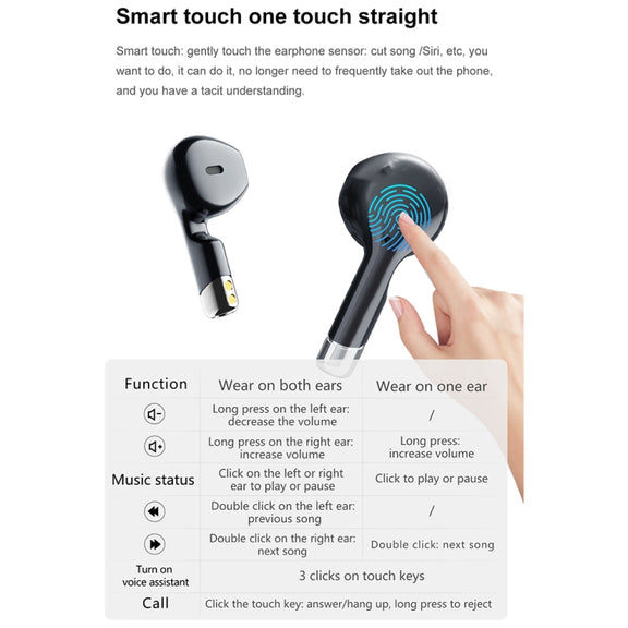 D8 Pro 2.01 inch 2 in 1 Bluetooth Earphone Steel Strap Smart Watch, Support NFC with Cover(Space Grey)