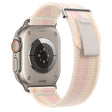 For Apple Watch Ultra 2 49mm Dual-Section Loop Nylon Watch Band(Starlight Pink) - Watch Bands by PMC TechLife | Online Shopping South Africa | PMC TechLife | Buy Now Pay Later Mobicred