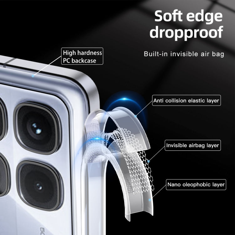 For Redmi K70 Ultra Armor Clear TPU Hard PC Phone Case(Clear)