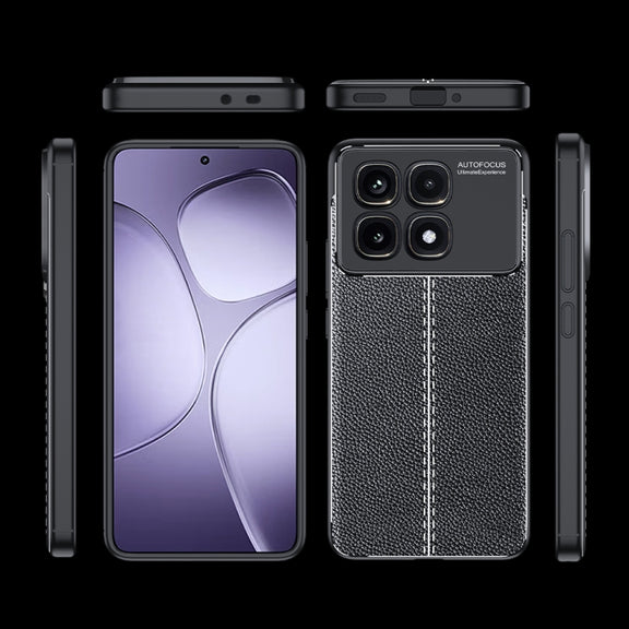 For Redmi K70 Ultra Litchi Texture Shockproof TPU Phone Case(Black)