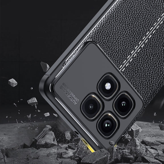 For Redmi K70 Ultra Litchi Texture Shockproof TPU Phone Case(Black)