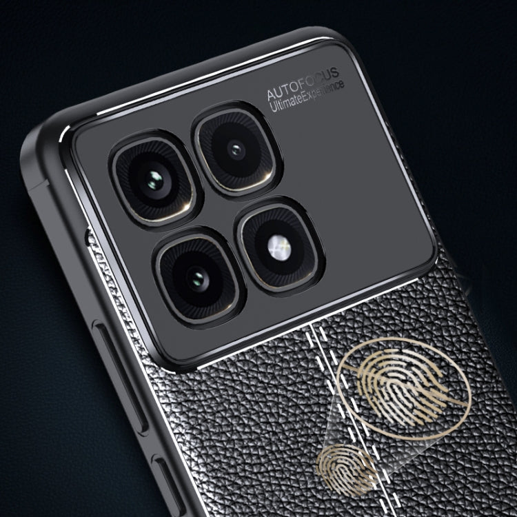 For Redmi K70 Ultra Litchi Texture Shockproof TPU Phone Case(Black)