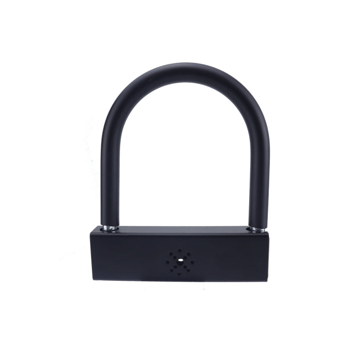 Car U-shaped Anti-theft Alarm Lock(Black)