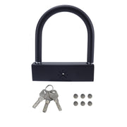 Car U-shaped Anti-theft Alarm Lock(Black)