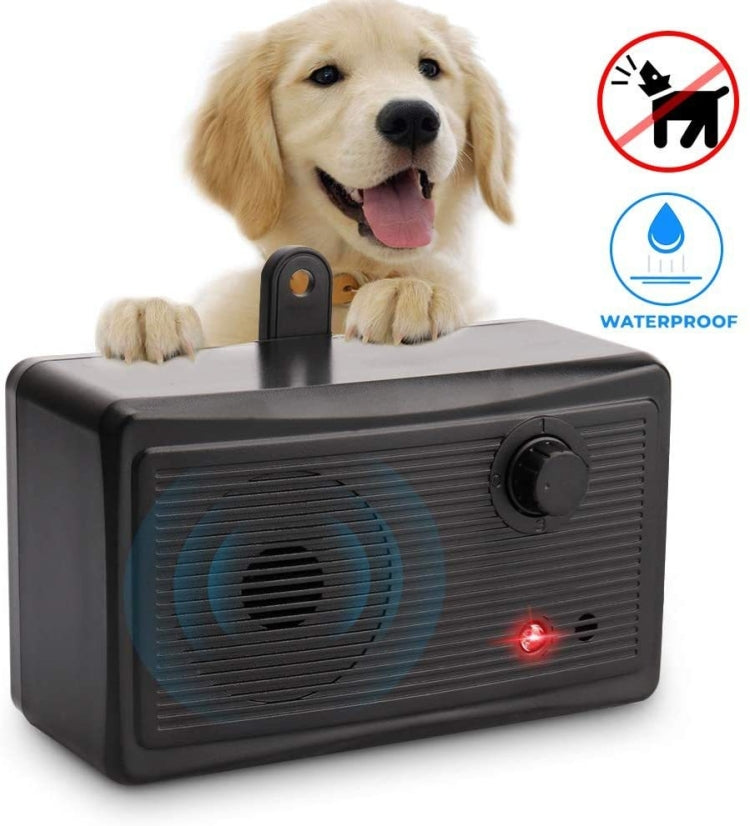 K9 Outdoor Ultrasonic Bark Stopper Dog Training Device(Black)
