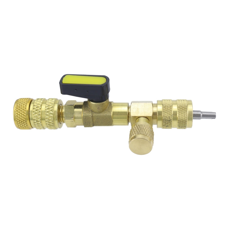23pcs / Set Air Conditioning Valve Core Remover with Wrench(Gold)