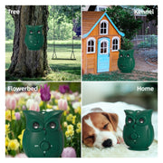 K16 Dual Ultrasonic Bark Stopper Dog Training Device(Green)