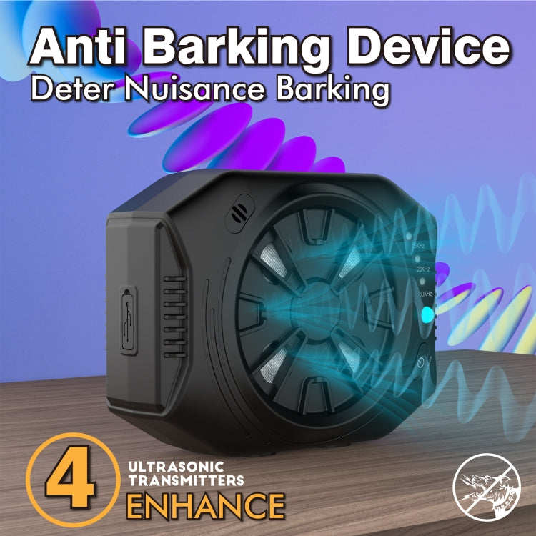 X1 Outdoor Ultrasonic Bark Stopper Dog Training Device(Black)