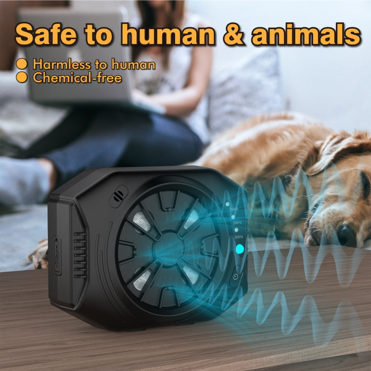 X1 Outdoor Ultrasonic Bark Stopper Dog Training Device(Black)