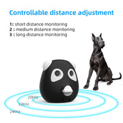 Outdoor Powerful Ultrasonic Bark Stopper Dog Training Device(Black)