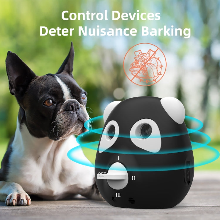 Outdoor Powerful Ultrasonic Bark Stopper Dog Training Device(Black)