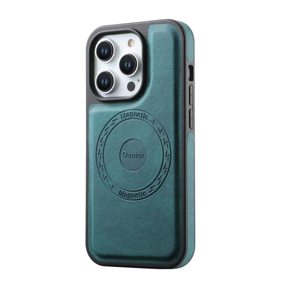 For iPhone 16 Denior A13 Skin Feel MagSafe Phone Case(Blue)