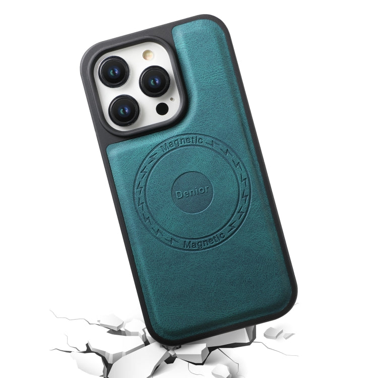 For iPhone 16 Denior A13 Skin Feel MagSafe Phone Case(Blue)
