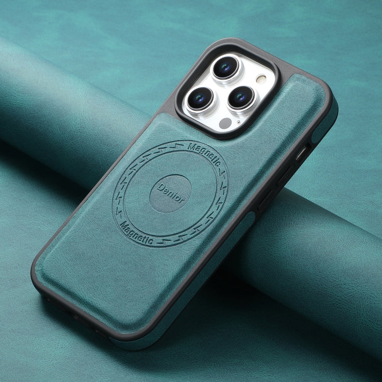 For iPhone 16 Plus Denior A13 Skin Feel MagSafe Phone Case(Blue)
